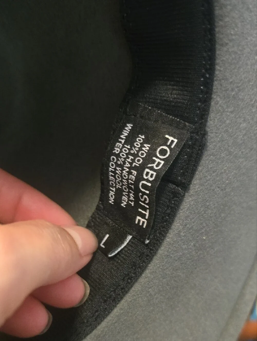 Classic Grey Felt Fedora with Black Band